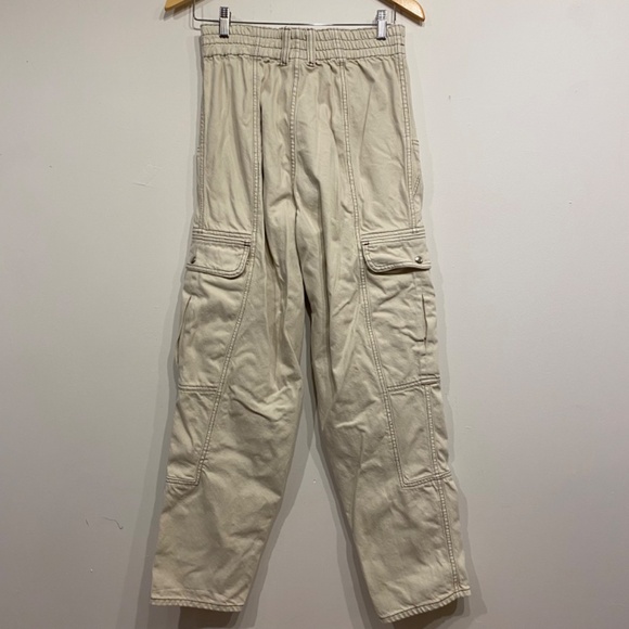 Urban Outfitters BDG White Blaine Cargo Skater Denim Pants Size 26 - Picture 4 of 7